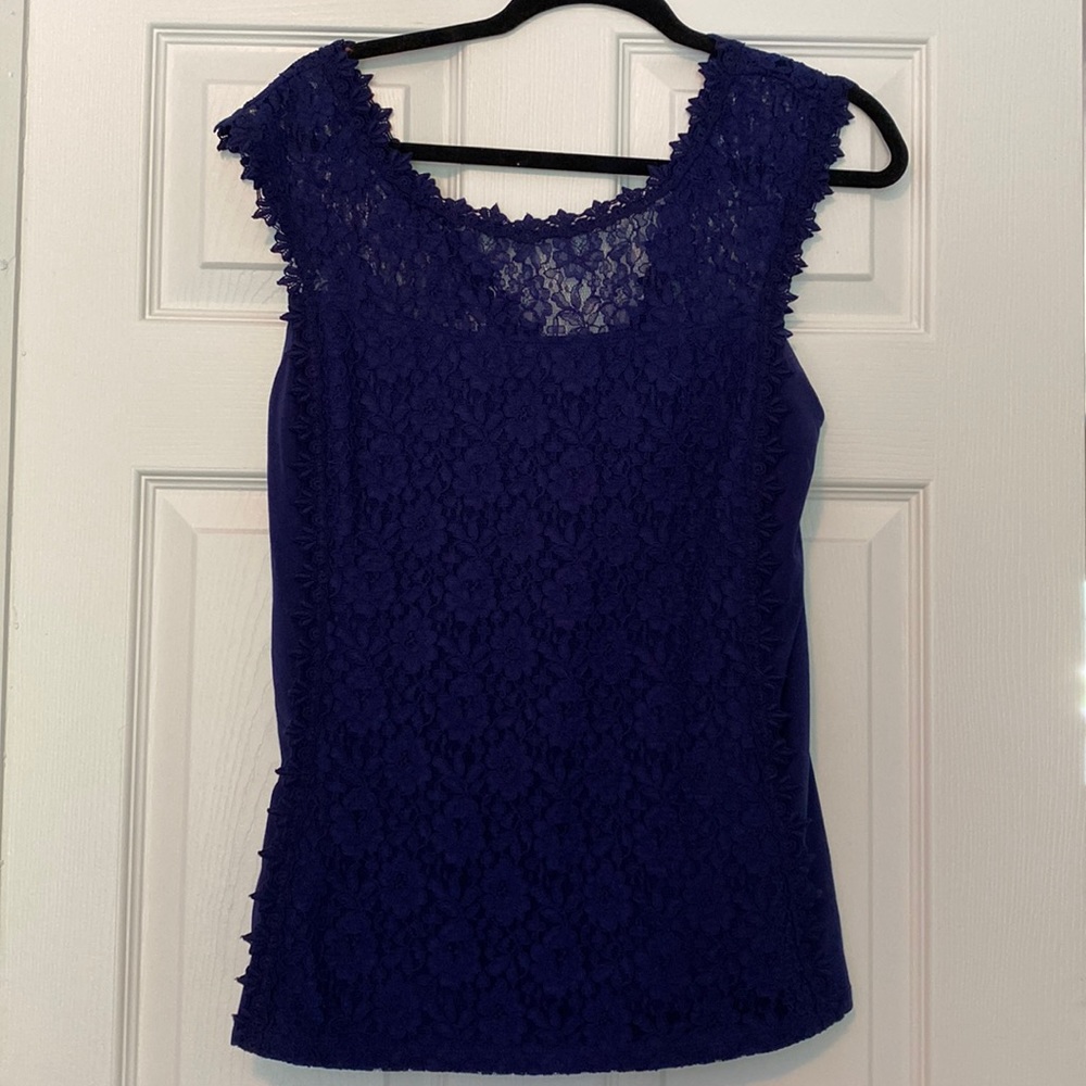 Express dressy cap sleeve shirt